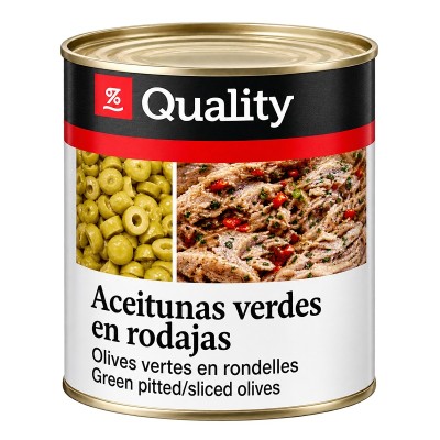 Quality Aceituna Rodaja Verde 1,56K