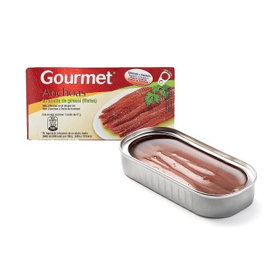 Gourmet Anchoas en Aceite de Girasol 27G