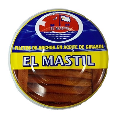 El Mástil Filete de Anchoa en Aceite de Girasol 1KG