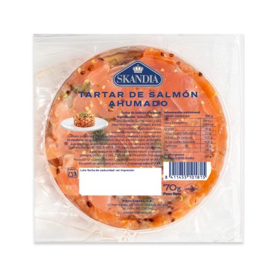 Skandia Salmón Ahumado Tartar 70G