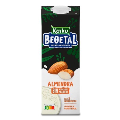 Kaiku Begetal Almendra Sin Azúcar 1L