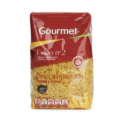 Gourmet Pasta Fideo Nº2 500G
