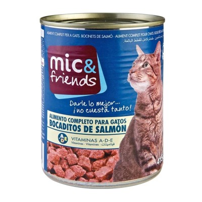 Mic&Friends Comida Para Gatos de Salmón 415G
