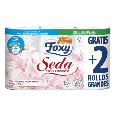 Foxy Higiénico Seda 6U