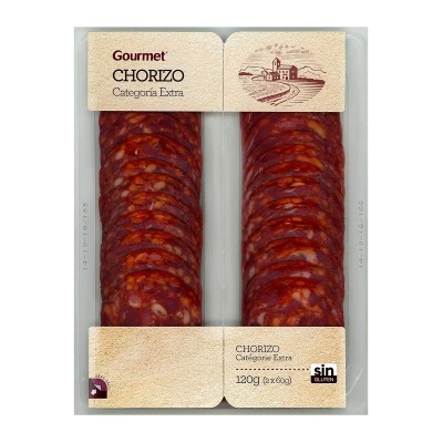 Gourmet Chorizo Extra Loncheado 2x60G